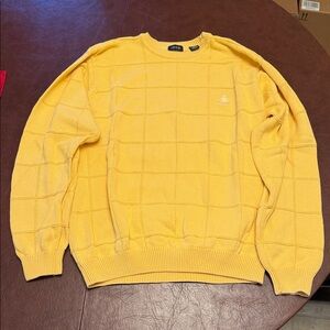 IZOD Men's Vibrant Yellow Crewneck Sweater